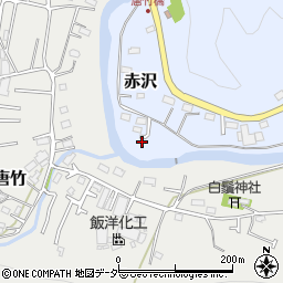埼玉県飯能市赤沢116-6周辺の地図