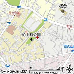 千葉県柏市東上町9-3周辺の地図