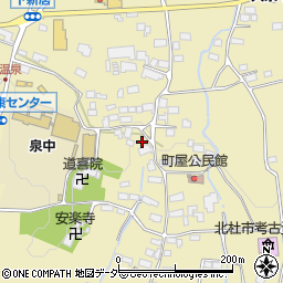 山梨県北杜市大泉町谷戸2247周辺の地図