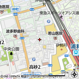 いただきコッコちゃん 浦和店周辺の地図