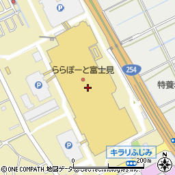 ドコモショップ　ららぽーと富士見店周辺の地図