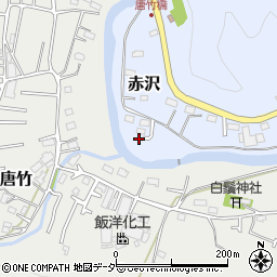埼玉県飯能市赤沢116-5周辺の地図