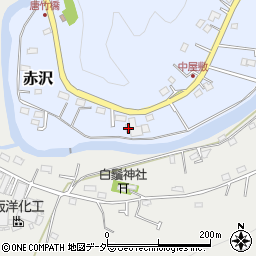 埼玉県飯能市赤沢83-1周辺の地図