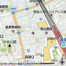 磯丸水産 浦和西口店周辺の地図