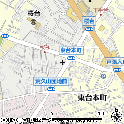 京葉ガスサービスショップ柏桜台店周辺の地図