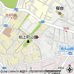 千葉県柏市東上町9-6周辺の地図