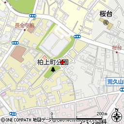千葉県柏市東上町9-2周辺の地図