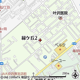 埼玉県ふじみ野市緑ケ丘周辺の地図