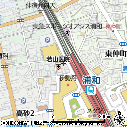 吉蔵 浦和店周辺の地図