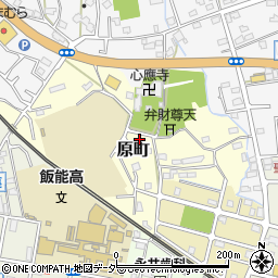 埼玉県飯能市原町220-11周辺の地図