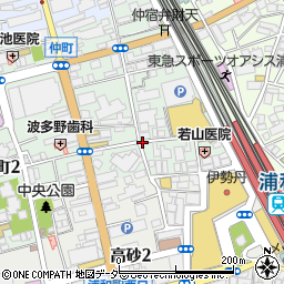 酒蔵 力 浦和本店周辺の地図