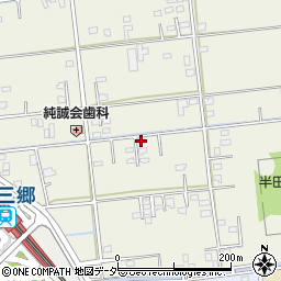 埼玉県三郷市半田1099周辺の地図