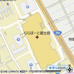 エル・ブレス埼玉ららぽーと富士見店周辺の地図