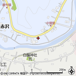 埼玉県飯能市赤沢80-4周辺の地図