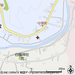 埼玉県飯能市赤沢61-1周辺の地図