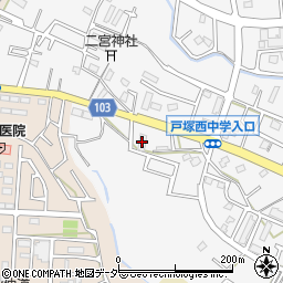 オーチャードヒル弐番館周辺の地図