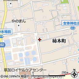 埼玉県草加市柿木町239-1周辺の地図