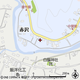 埼玉県飯能市赤沢94-1周辺の地図