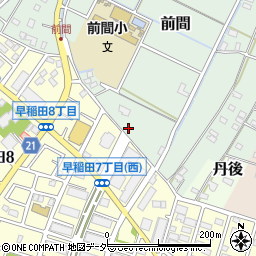 埼玉県三郷市前間186周辺の地図