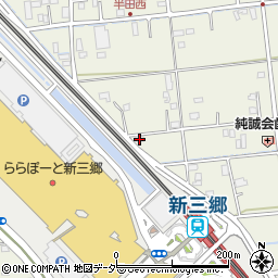埼玉県三郷市半田1353周辺の地図