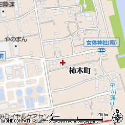 埼玉県草加市柿木町235周辺の地図