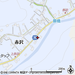 埼玉県飯能市赤沢546-2周辺の地図