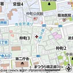 株木建設株式会社　北関東支店周辺の地図