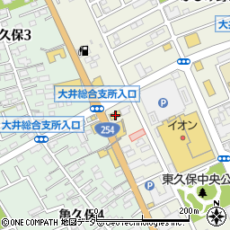カメラのキタムラ大井・ふじみ野店周辺の地図
