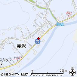 埼玉県飯能市赤沢540-1周辺の地図