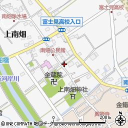 埼玉県　警察署東入間警察署南畑駐在所周辺の地図