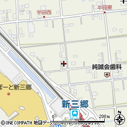 埼玉県三郷市半田1358周辺の地図
