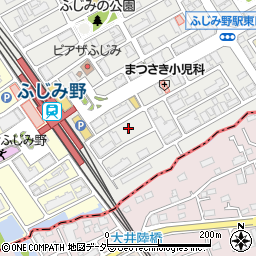 タイムズふじみ野第３駐車場周辺の地図