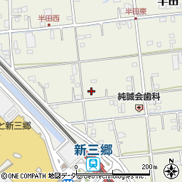 埼玉県三郷市半田1928周辺の地図