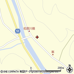 名栗川橋観光公衆トイレ周辺の地図
