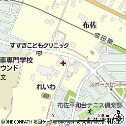 千葉県我孫子市布佐1874-3周辺の地図