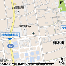 埼玉県草加市柿木町299周辺の地図