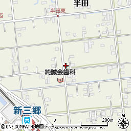 埼玉県三郷市半田1051周辺の地図