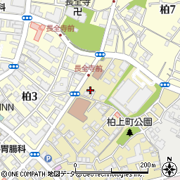千葉県柏市東上町7-3周辺の地図