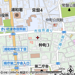 リハビリデイサービスnagomi浦和店周辺の地図