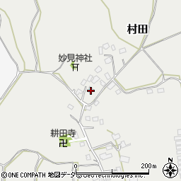 千葉県成田市村田174周辺の地図