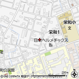 〒338-0823 埼玉県さいたま市桜区栄和の地図