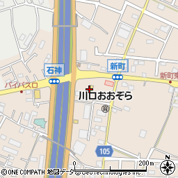 セブンイレブン川口石神店周辺の地図