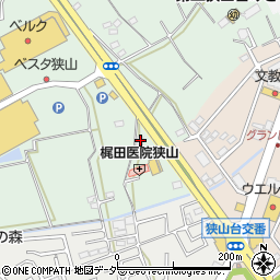 埼玉県狭山市入間川1065-1周辺の地図