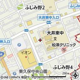 埼玉県ふじみ野市ふじみ野周辺の地図