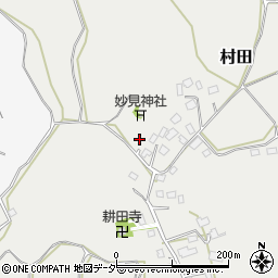 千葉県成田市村田345周辺の地図