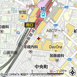 大戸屋柏駅南口店周辺の地図