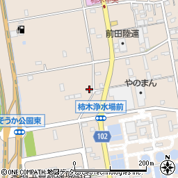埼玉県草加市柿木町285周辺の地図