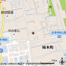 埼玉県草加市柿木町302周辺の地図
