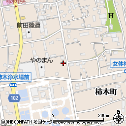 埼玉県草加市柿木町301周辺の地図
