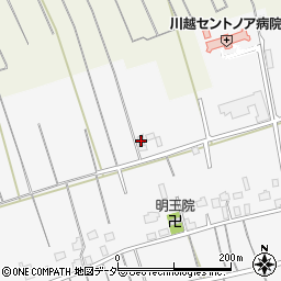 埼玉県川越市下赤坂244-6周辺の地図